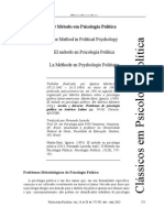  Martín-Baró, Ignacio. (2013). O Método em Psicologia Política. Trad. fernando Lacerda. RPP 13(28).