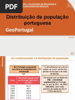 Distribuição da população portuguesa