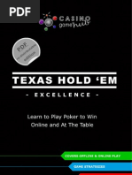 Calculating Poker Probabilities With A Simple Excel Spreadsheet Poker Savvy Texas Hold Em Poker