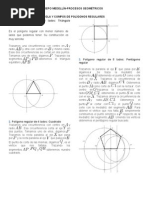 TALLER DE APLICACIÓN Construcciones Con Regla y COMPÁS
