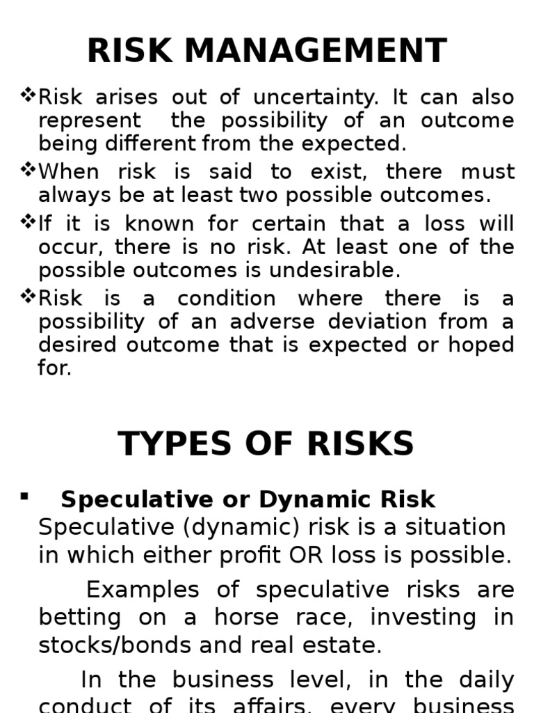 Risk Management | PDF | Risk Management | Reinsurance