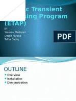 Electric Transient Analysing Program (ETAP)