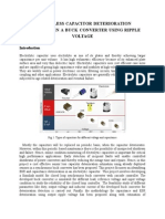 Sensor Less Capacitor Deterioration Estimation in A Buck Converter Using Ripple Voltage