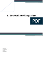 Societal Multilingualism