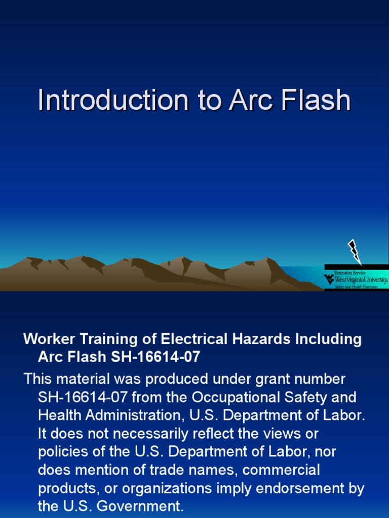 Introduction To Arc Flash | PDF | Personal Protective Equipment ...