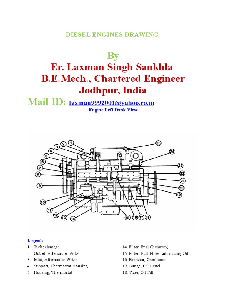 Diesel Engines Drawing | PDF