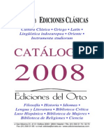 Ediciones Clásicas - Catálogo