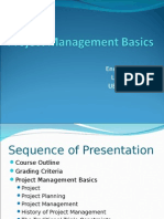 Lecture#1-Project Management Basics(2003)