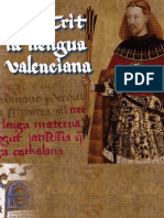 El Crit de La Llengua Valenciana Regne Valéncia Senyera Lo Rat Penat RACV