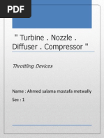 '' Turbine . Nozzle . Diffuser . Compressor ''