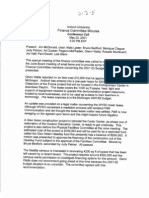 finance committee minutes 23May 2001