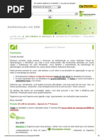 AGENDA DA 1ª SEMANA = _ Leia antes das Atividades _