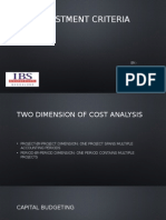 Investment Decision Criteria (PAF)