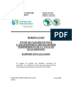 AWF Project Appraisal Report BurkinaFaso