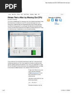 Stress Test a Mac by Maxing Out CPU