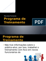 Programa de Treinamento