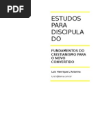 Discipulado Para Novo Convertido