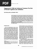 Engagement in Child and Adolescent Treatment - The Role of Parental Cognitions and Attributions