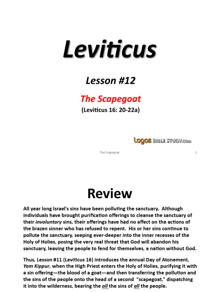 The Scapegoat | Download Free PDF | Religious Literature | Religious ...
