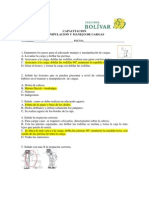 Respuestas Manipulacion y Manejo de Cargas PDF