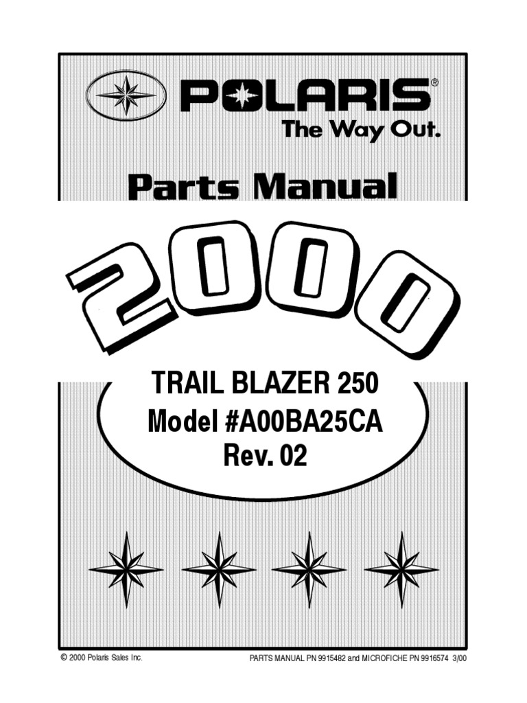 POLARIS Manual PDF | PDF | Screw | Transmission (Mechanics)