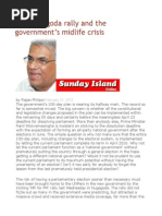 The Nugegoda Rally and the Government’s Midlife Crisis