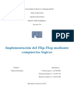 Implementación Del Flip-Flop Mediante Compuertas Lógicas