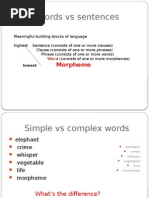 Introduction To English Morphology and Morphemes