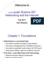 Welcome To:: Computer Science 457 Networking and The Internet