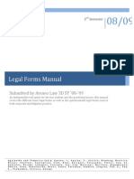 Legal Forms Manual