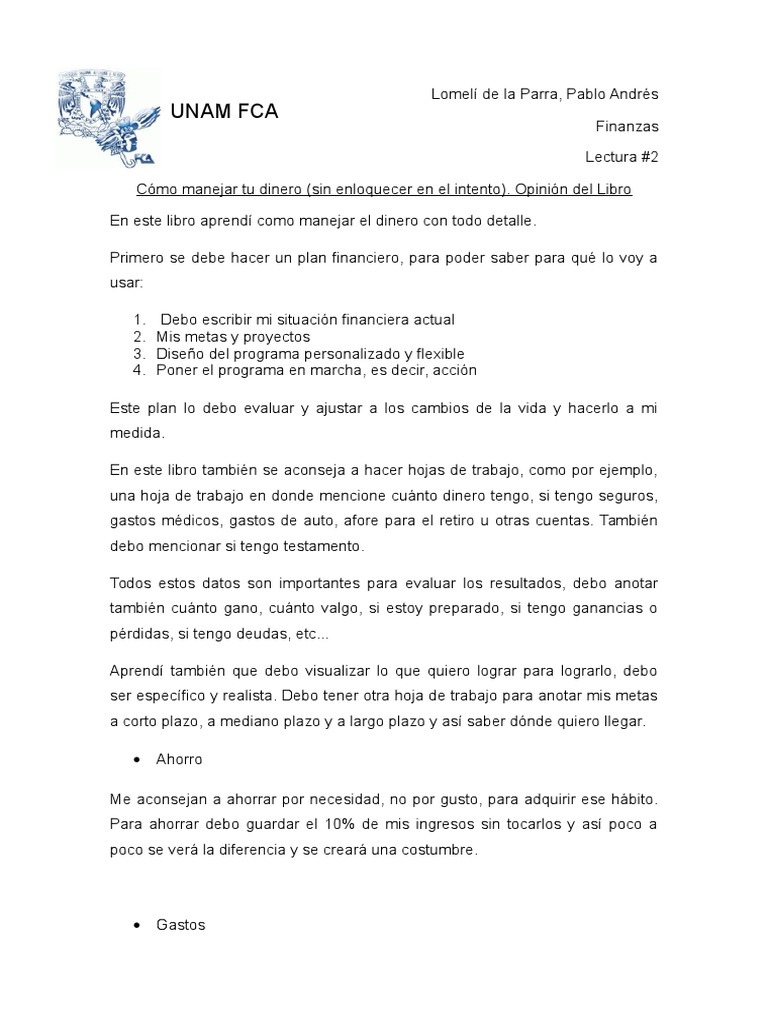 Guía para Manejar Tu Dinero Eficazmente | PDF | Suplantación de ...