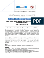 Symbiosis Institute of Management Studies (SIMS) : National Foundation For Corporate Governance (NFCG)