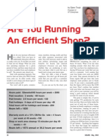 Are You Running an Efficient Shop