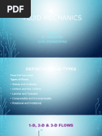 Fluid Mechanics: 2CL303 6 Semester Civil Engineering