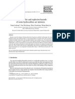 Analysis Fire Explosion Hazards Hydrocarbon-Air Mixtures