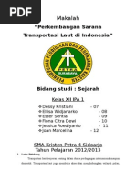 Makalah transportasi laut