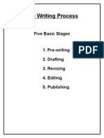 The Writing Process: Five Basic Stages