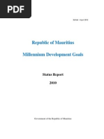 MDG Status Report 2010 Edited 2012 Version Posted Online