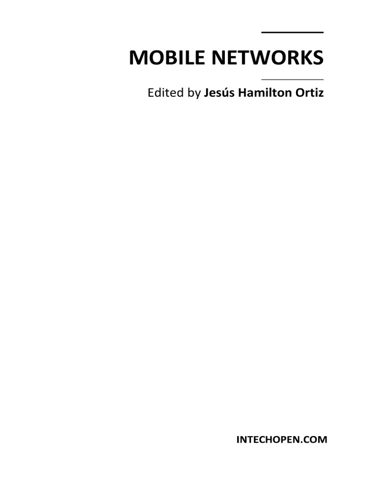 Mobile Networks | PDF | Quality Of Service | Multiprotocol Label Switching