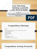 Surya Tutoring: Evaluating A Growth Equity Deal in India