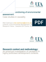Role and functioning of environmental assessment