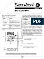 Bio Factsheet: Transpiration