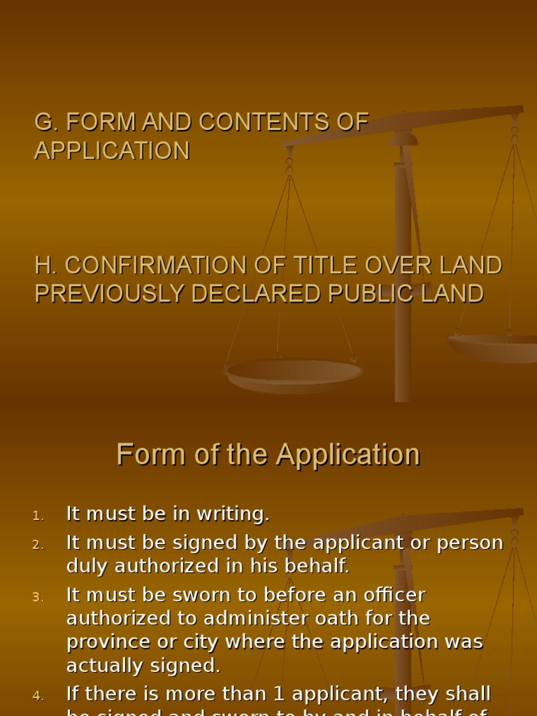 Application for Land Title Confirmation | PDF | Res Judicata | Judgment ...