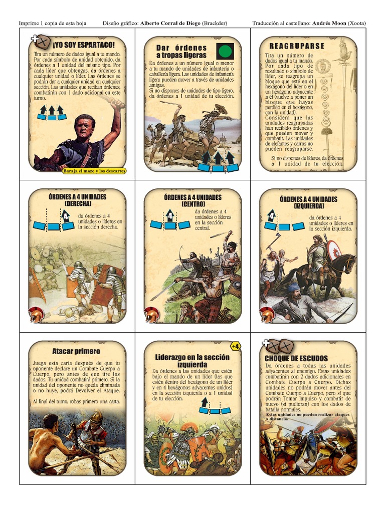 Cartas Commands & Colors | PDF