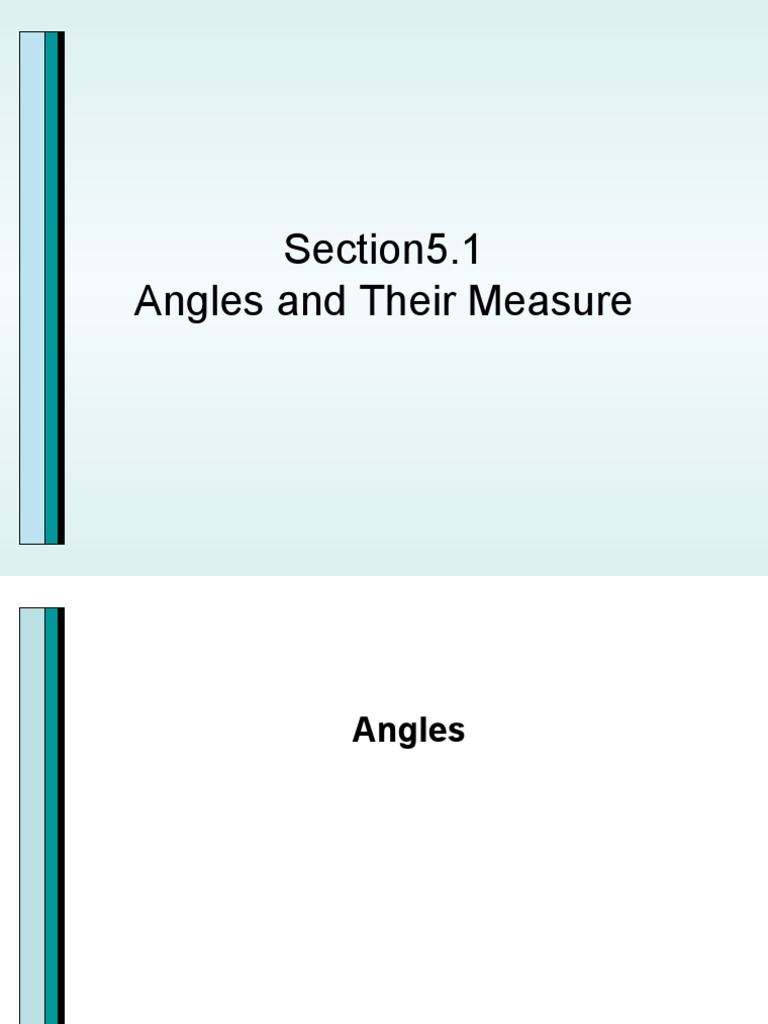 Geometry: Angles & Measurements | PDF | Angle | Cartesian Coordinate System