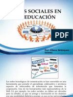 Redes Sociales en La Educacion