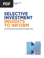 Selective Investment: Insights To Inform