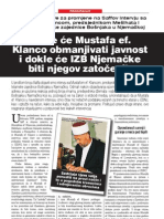 Dokle Će Mustafa Ef. Klanco Obmanjivati Javnost I Dokle Će IZB Njemačke Biti Njegov Zatočenik?