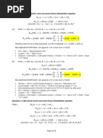 Question 1: Bezier Quadratic Curve Successive Linear Interpolation Equation