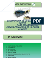 Presentación Proyecto Palma Camedor